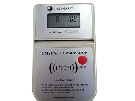 Medidor de agua prepago con tarjeta IC